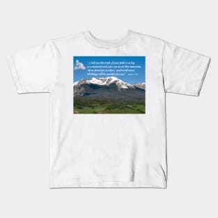 Move That Mountain Kids T-Shirt